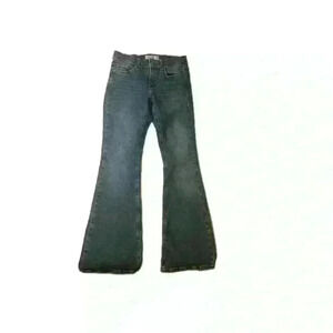 Topshop denim flare rugged jeans